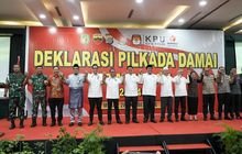 Aulia Rachman Saksikan Tiga Pasangan Calon Wali Kota dan Wakil Wali Kota Medan Deklarasikan Pilkada Damai