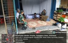 Danramil Bersama Babinsa Melayat Ke Rumah Warga Yang Meninggal Dunia