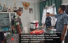 Babinsa Serda Joni Bangun Gelar Silahturahmi dan Komsos di Desa Suka Makmur