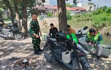 Babinsa Koramil 0201-06/MS Jalin Silaturahmi dengan Pengemudi Go-Jek di Medan Helvetia