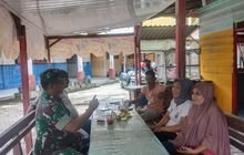 Secangkir Teh Manis, Temani Sertu R Rangkuti Komsos Dengan Warga Binaan