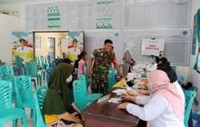 Babinsa Koramil 0201-11/MD Monitoring Cek Kesehatan Gratis di Kelurahan Tanjung Mulia