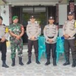 Babinsa dan Bhabinkamtibmas Sidikalang Perketat Pengamanan Kotak Suara Jelang Rapat Pleno Rekapitulasi Pemilu 2024