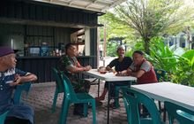 BABINSA KOMSOS BERSAMA WARGA BINAAN AGAR TETAP TERJALIN TALI SILATURAHIM