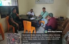 Babinsa Koramil 0201-08/MA Terus Perkuat Kerjasama Dengan Aparatur Kelurahan Dan Kepling