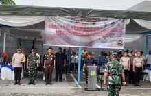 Kodim 0201/Medan dan Polrestabes Medan Gelar Aksi Bersih Sungai Demi Kota Medan Bersih dan Sehat