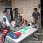 Babinsa Koramil 0201-06/MS Jalin Silaturahmi dengan Warga Pasca Banjir