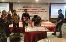 Babinsa Koramil 0201-05/MB Memonitor FGD Peningkatan Layanan Statistik Dan Pencanangan Zona Integritas BPS Kota Medan