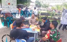 Jaga Stabilitas Kamtibmas, Babinsa Gelar Komsos di Kantor Lurah Medan Labuhan