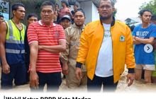 Wakil Ketua DPRD Medan Tinjau Lokasi Banjir di Lingkungan 23 Medan Labuhan