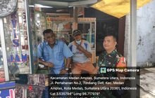 Babinsa Koramil 0201-08/MA Terus Pantau Perkembangan Situasi Wilayah Binaan