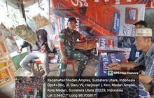 Babinsa Koramil 0201-08/MA Memonitor Kegiatan Kampanye Tatap Muka Salah Satu Paslon Gubsu