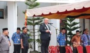 Wali Kota Gunungsitoli Pimpin Upacara Peringatan HUT KORPRI Ke-53 Tahun 2024