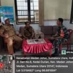 Kunjungi Kantor Lurah, Babinsa Koramil 0201-08/MA Komsos Dengan Perangkat Lurah