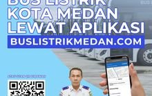 Kini Bus Listrik Medan Bisa di Pantau Lewat Aplikasi