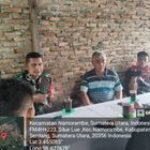 Selain Menjaga Silahturahmi, Babinsa Juga Komsos Ingatkan Warga Waspada bahaya Bencana Banjir