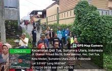 Koramil 0201-08/MA Gelar Gotong Royong Massal untuk Bantu Warga Terdampak Banjir di Medan Johor