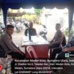 Personil Koramil 0201-04/MK Bersama Personil Polsek Medan Kota Monitoring Penghitungan Perolehan Suara di Tingkat Kecamatan Medan Kota