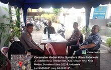 Personil Koramil 0201-04/MK Bersama Personil Polsek Medan Kota Monitoring Penghitungan Perolehan Suara di Tingkat Kecamatan Medan Kota