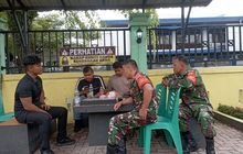 Personel Koramil 0201-02/MT Pantau Rapat Pleno Terbuka Rekapitulasi Suara Pilkada Medan Timur