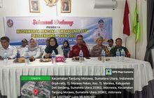 Babinsa dan Bhabinkamtibmas Hadiri Musrenbangdes Tanjung Morawa B Tahun 2025