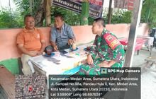 Babinsa Koramil 0201-04/MK Tingkatkan Kerja Sama Melalui Komsos di Warung Kopi