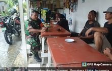 Wujudkan Kemanunggalan TNI Bersama Rakyat, Babinsa Menyambangi Warga di Warung Kopi Bapak Usman
