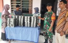 Dukung Generasi Sehat, Babinsa Koramil 0201-02/MT Monitoring Program Makan Bergizi Gratis