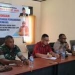 Babinsa Koramil 1710-01/Kokonao Laksanakan Musrenbang dengan Jajaran di Distrik Mimika Barat Jauh