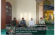 Babinsa Koramil Medan Labuhan Sertu Tresno Abadi Bersama Unsur Muspika Hadiri MTQ Ke-58 di Masjid Al Fallah Jalan Rawe Kelurahan Besar