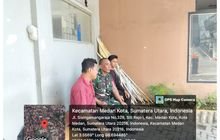 Babinsa Kelurahan Sitirejo I Serka R Pakpahan Imbau Security Tingkatkan Keamanan Petugas Keamanan Hotel Grand Antares