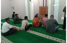 Safari Subuh Koramil 0201-02/MT Serda Adi Winarto di Masjid Al Amin Berjalan Khidmat
