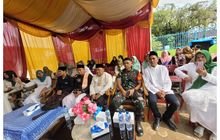 Bersama Tokoh Masyarakat, Babinsa Kelurahan Sari Rejo Serka Wijayanto Hadiri Acara Peringatan Isra Miraj Nabi Muhammad SAW 1446 H di SDN 064027