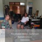 Kunjungan Babinsa Koramil 0201-07/MT Serma Suratno Bersama Tokoh Masyarakat L Pasaribu