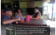 Cegah Konlfik dan Deteksi Dini, Babinsa Koramil 0201-14/PB Peltu Rudi Anthoni Komsos Bersama Warga di Warkop