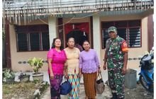 Jaga Kerukunan Beragama, Babinsa Koramil 04/Tigalingga Laksanakan Pengamanan Ibadah Minggu di Gereja GBKP RG Bertungen