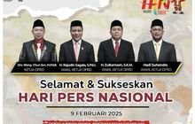 Ketua dan Wakil Ketua DPRD Kota Medan Ucapkan Selamat Hari Pers Nasional 2025