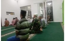 Babinsa Koramil 0201-02/MT Koptu Joko Handoyo Safari Subuh Berjamaah di Masjid Al Falah Jalan Al Falah