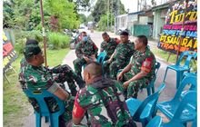 Solidaritas Militer, Personel Koramil 0201-01/MP Sambangi Rumah Serma Muhammad Salim yang Berduka di Asrama Sunggal