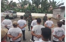 Koramil 0201-01/MP Sinergi Kecamatan Barat dan Petisah Penguatan Mental dan Fisik kepada Seluruh Kepala Lingkungan