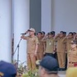 Hari Pertama Masuk Kantor, Zaki Harahap Apel Bersama Seluruh Pejabat dan ASN