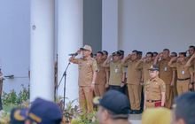 Hari Pertama Masuk Kantor, Zaki Harahap Apel Bersama Seluruh Pejabat dan ASN