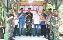 Yonarmed 9 Kostrad Gelar Karya Bakti, Rehab Pos Kamling di Purwakarta