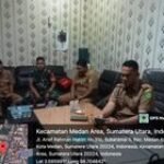 Tingkatkan Kerja Sama, Babinsa Koramil 0201-04/MK Jalin Silahturahmi Dengan Perangkat Kelurahan