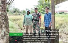 Kawal Program Prabowo Ketahanan Pangan, Babinsa Koramil -15/DT Kodim 0201/Medan Serka Suratman Bersama PPL Cek Lahan
