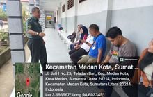 Babinsa Koramil 0201-04/MK Jalin Silahturahmi Dengan Perangkat Kelurahan Dan Warga