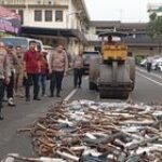 Narkotika Sebanyak 33 Kilogram Dimusnahkan di Polrestabes Medan, Kapolda Sumut Irjen Whisnu : Peredaran Gelap Narkoba Ditindak Tegas