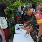 Partisipasi Aktif Babinsa Serda M. Ardhani, Monitor Penyelenggaraan Pasar Murah Bagi Masyarakat Oleh P.T. Pesona Inti Rasa