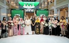 Ketua TP PKK Medan Airin Rico Waas Menyaksikan Fashion Show MRFW 2025