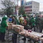 Semangat Berbagi di Bulan Ramadhan: Danramil 0201 06 Medan Sunggal dan Babinsa Dampingi Persit KCK PD I/BB dalam Aksi Sosial Pembagian Takjil